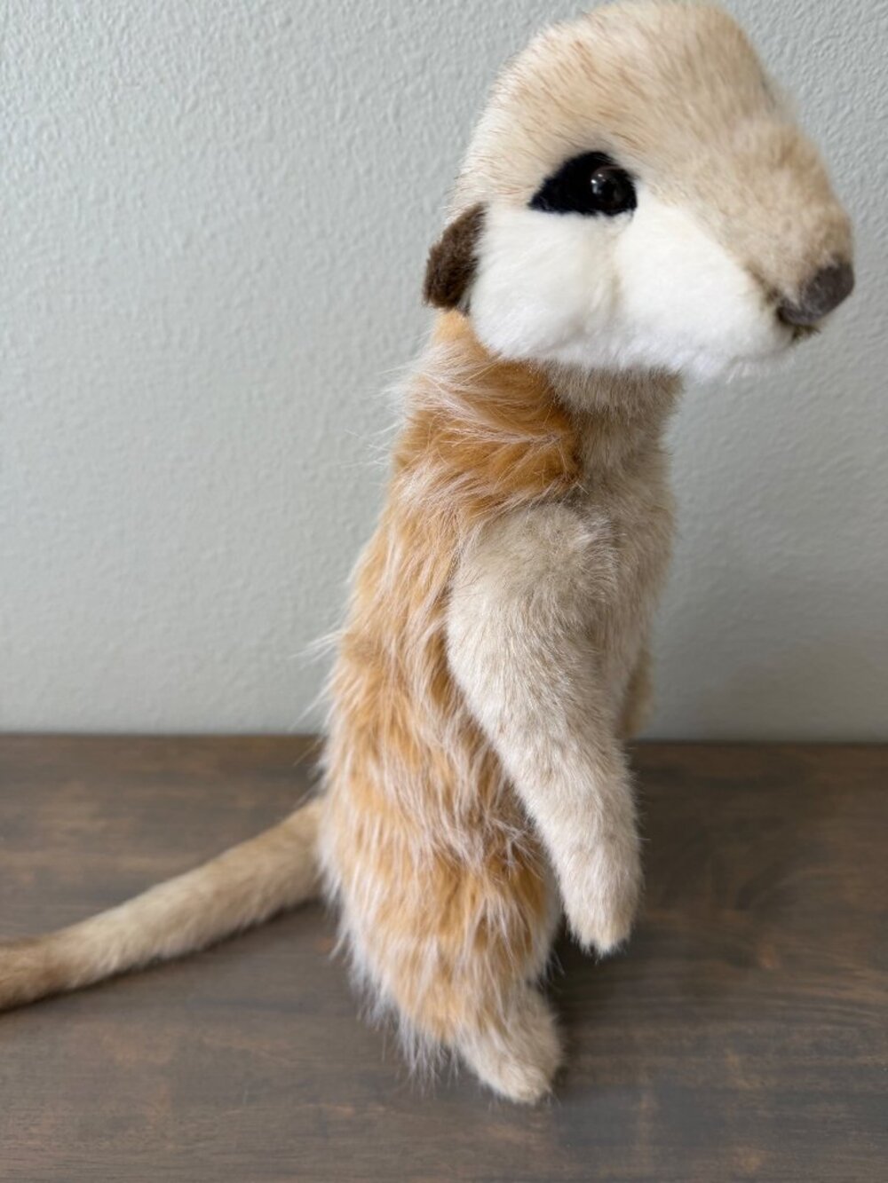 Hansa Meerkat Plush Toy Stuffed Animal Standing Soft 14" Great Condition Realist